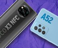 Galaxy A52 vs Poco X3 NFC: panno 120Hz 