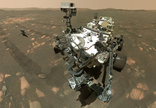 Perseveranza, rover, drone, Marte, pianeta rosso, NASA, robot, spazio, ingegnosità (Foto: NASA/JPL-Caltech/MSSS)