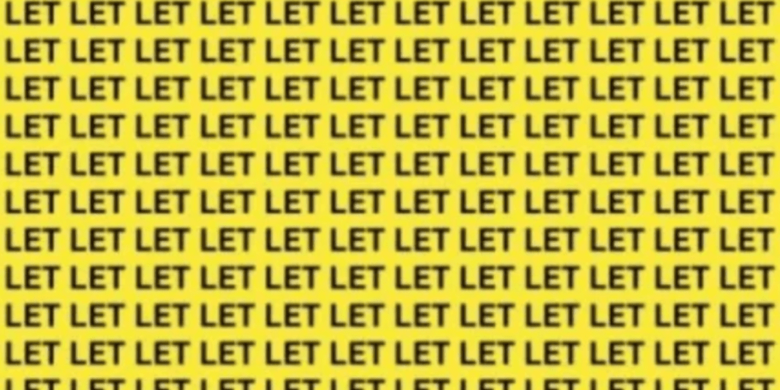 Solo quei geni troveranno la parola diversa in questa sfida