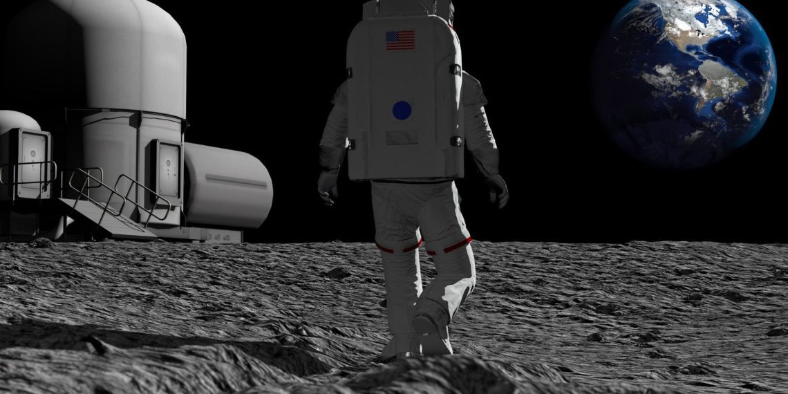 Un video che mostra quanto sia difficile camminare sulla luna;  Aspetto!