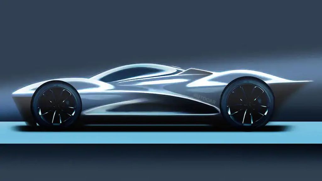 Il rendering mostra come potrebbe apparire una supercar Red Bull Racing (Immagine: Riproduzione/AutoCar)