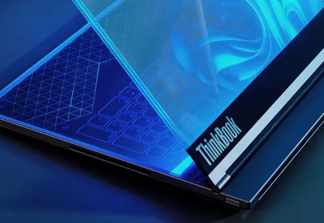ThinkBook è il concept modello di laptop di Lenovo che promette di funzionare integrato con l'intelligenza artificiale  Rilevamento/Lenovo