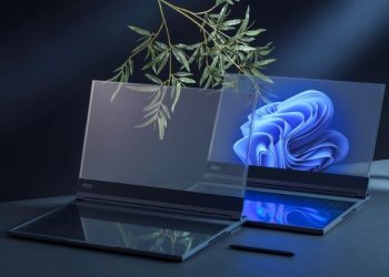 Lenovo offre un computer con uno schermo trasparente