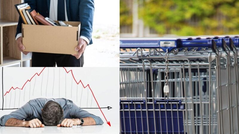 Fallimento di una catena di supermercati in Brasile (Riproduzione: Montagem TV Foco)