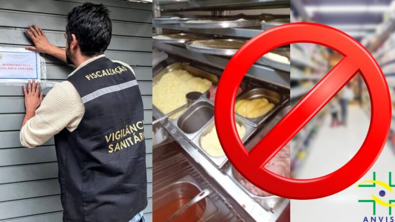 Ispezione Anvisa, ristorante e supermercato (Immagine: riproduzione / BP e municipio di Canva)