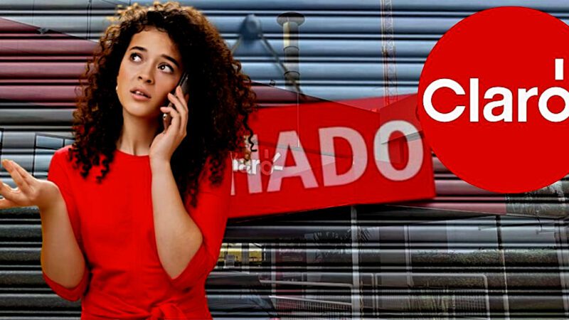 Claro ha interrotto le attività dell'unità e ha causato shock tra i clienti (Photo Reproduction/Montagem/Lennita/Canva/Jornal Cidade)