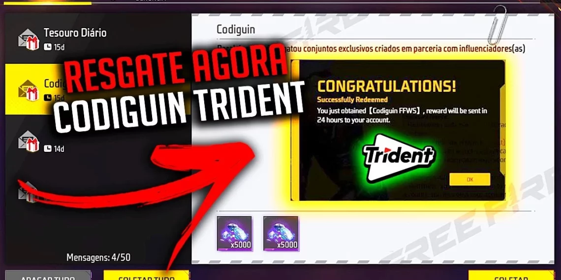 Free Fire e Trident lanciano il sito “Masca e Destrava” con 500k FF CODIGUIN gratis Free Fire e Trident lanciano il sito “Masca e Destrava” con 500k FF CODIGUIN gratis