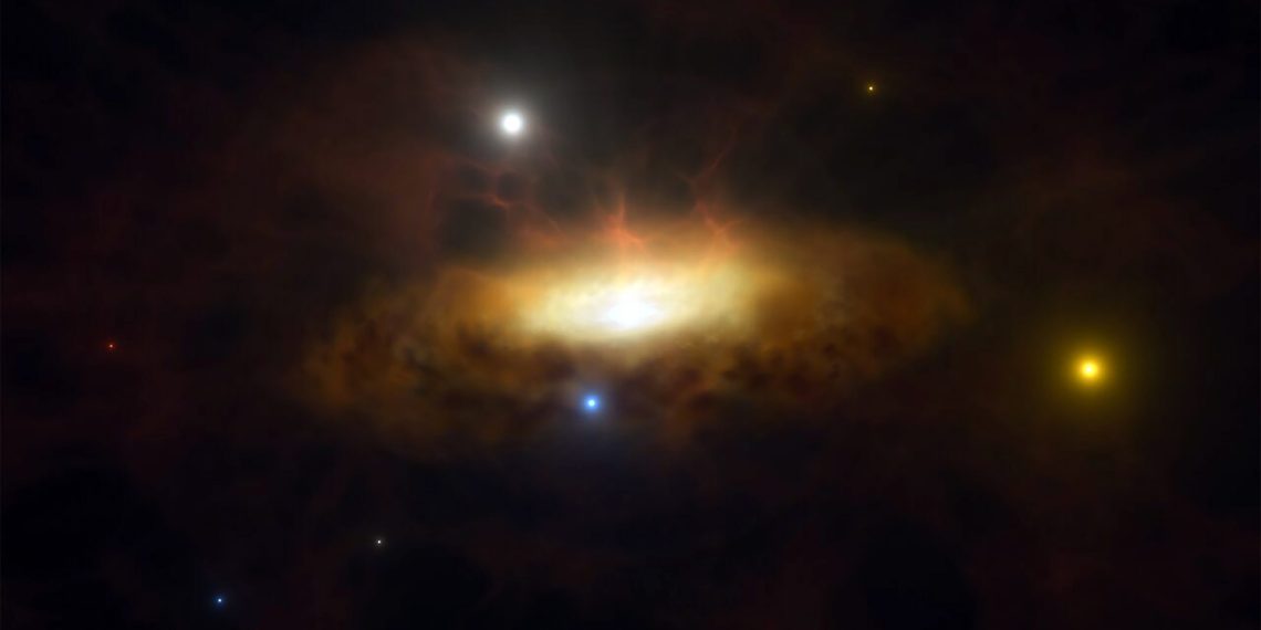 Il risveglio di un buco nero supermassiccio è stato osservato in tempo reale