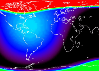 L’esplosione sul Sole provoca l’assorbimento da parte della calotta polare terrestre