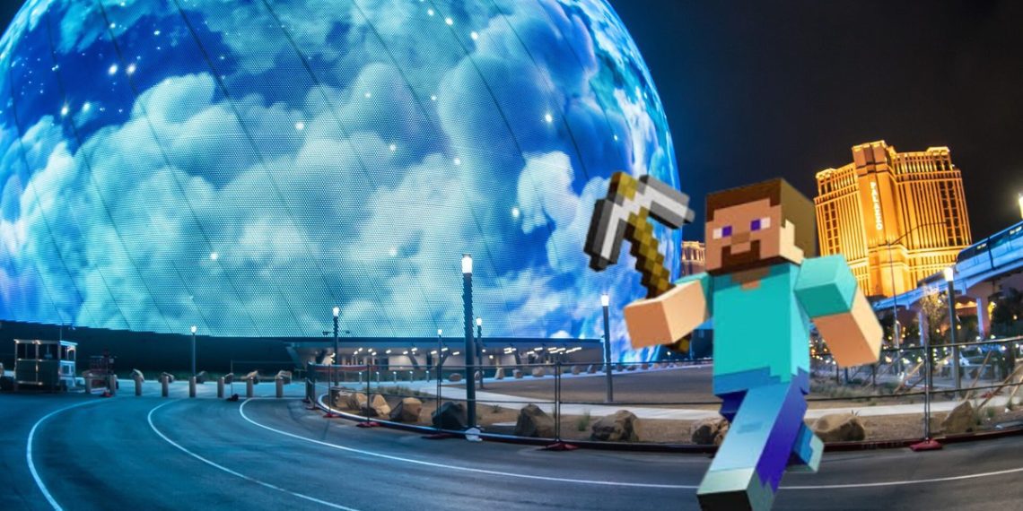Ruota di Minecraft?  La palla gigante di Las Vegas utilizza 150 schede Nvidia;  Capisce