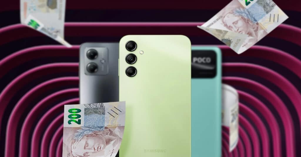 I cellulari sono buoni ed economici!  Controlla il menu con opzioni fino a R$1.200
