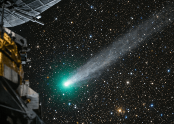 La sonda Juice osserva la cometa interstellare 3I/Atlas durante il viaggio verso Giove